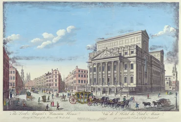 Mansion House du Lord Maire, vers 1753